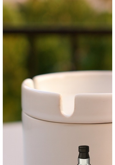 Porselen Baskılı Küllük - Kart