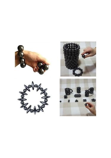 Bilye Şeklinde Manyetik Mıknatıs Bilya Stres Topu 50'li