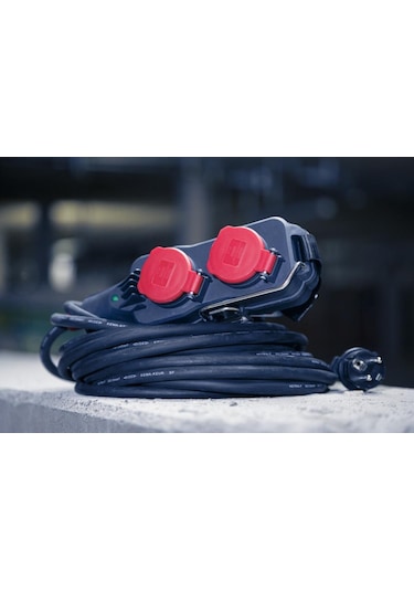 Brennenstuhl Profesyonel Powerblock Serisi Ip54 Lisanslı Asma Aparatlı 4 Soketli 15 Metre Kablolu Seyyar Uzatma Priz H07rn-f 3g1.5 15 Metre