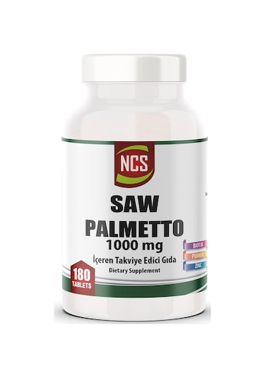 Ncs  Saw Palmetto 1000 MG 180 Tablet
