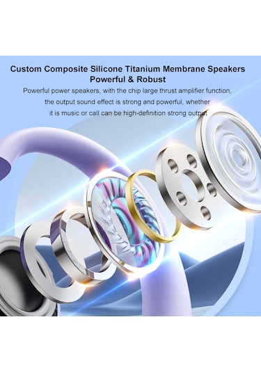 Kangvka Tws Kulak İçi Bluetooth Kulaklık - Gürültü Önleyici Mikrofon, Cilt Rengi, Bt 5.4, 20 Saat Pil Ömrü