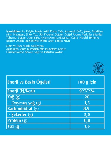 Develey Sarımsaklı Sos 410 Gr