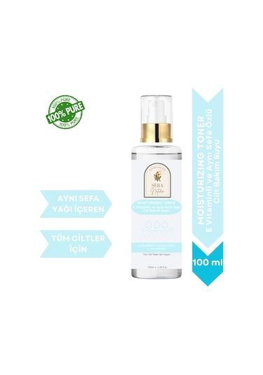 Moısturızıng Toner - E Vitaminli Ve Aynı Sefa Özlü Cilt Bakım Suyu