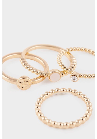Defacto Kadın 8li Gold Yüzük F7700axnsgd1 Diğer