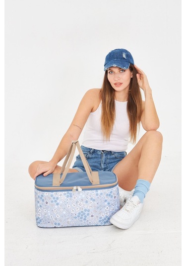 Superbag 22 Litre Piknik/kamp Çantası Sepeti. Termal Termos Çanta Sıcak-soğuk Koruma Sağlar Roza-61929032 Roza Çok Renkli