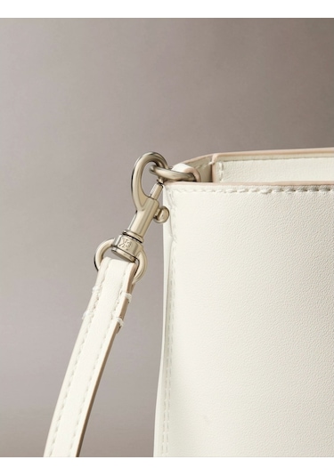 Calvin Klein Jeans Sculpted Mını Ew Tote Kadın Beyaz Çanta Lv04k3111g-fup Beyaz