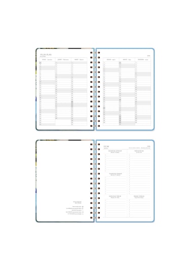2026 A5 Spiralli Haftalık Ajanda 12 Aylık - Kolaj Kolaj