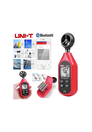 Mastech Ut363Bt Bluetooth Bağlantı Mini Rüzgar Ölçer