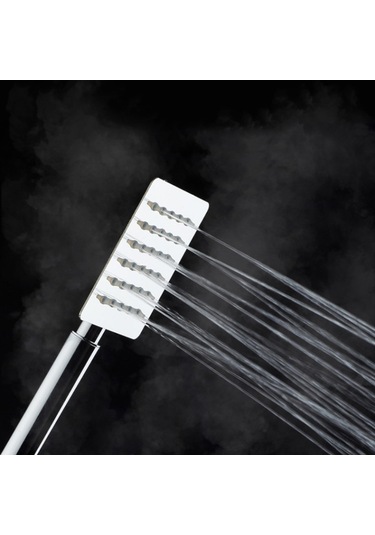 Xindoker Bakır Ve Paslanmaz Çelik Krom Basınçlı Duş Başlığı, Kolay Kurulum, Hızlı Temizleme, Kare/daire Seçenekli Gümüş Diğer