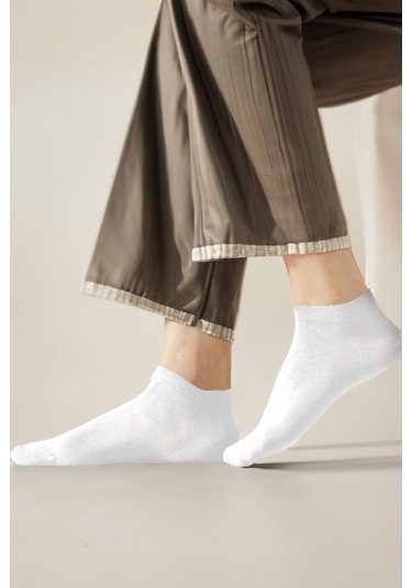 Black Deer Bilek Boy Pamuklu Patik Çorap Unisex 6 Çift Çok Renkli