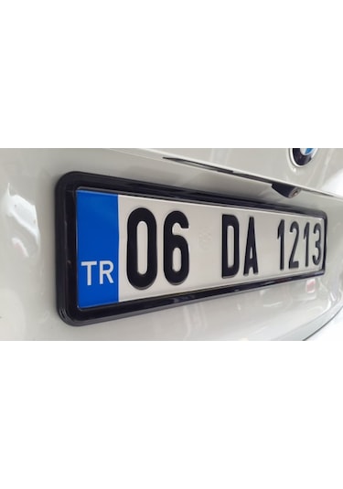 Ubak Yönetmeliğine Uygun . Parlak Siyah Plakalık 2 Adet 228108617