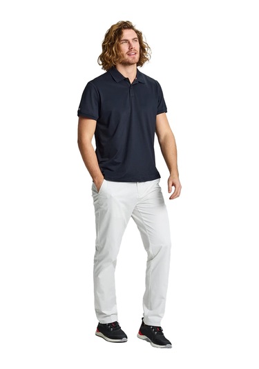 Slam Slam Tech Pique Polo Erkek Siyah Tişört W01 SIYAH