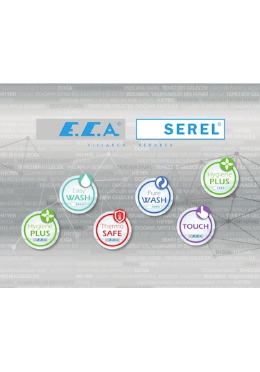 Eca Tiera Banyo Mafsallı Duş Seti Üst Takımı Pvc Spiralli 102117384 Krom