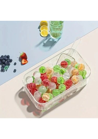 2 Parçalı Silikon Buz Tepsisi, Buz Küpü Filmi Ve Tepsisi Seti 28 Izgaralı Pp Buz Tepsisi Ev Tipi Buz Yapma Kapaklı Saklama Kutusu Sarı-büyük Boy Sarı