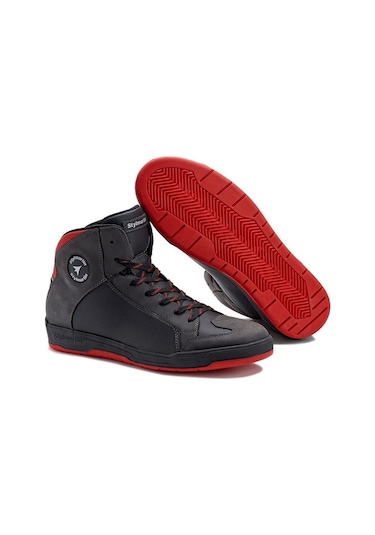 Stylmartin Double Wp Black & Red Korumalı Motosiklet Ayakkabısı