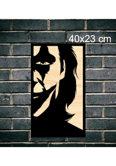 Joker  Ahşap Duvar Tablo