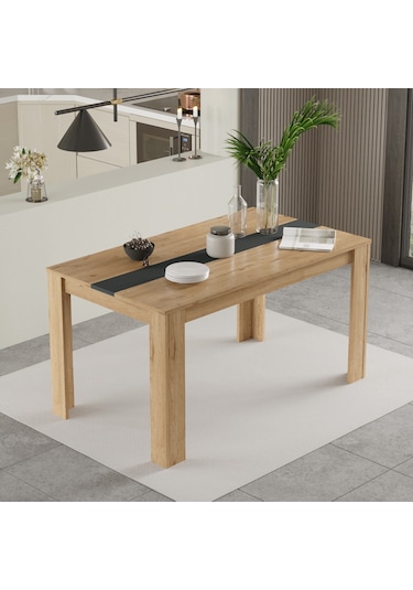 Robin Home Lena Yemek Masası 140x80 Sepet-antrasit