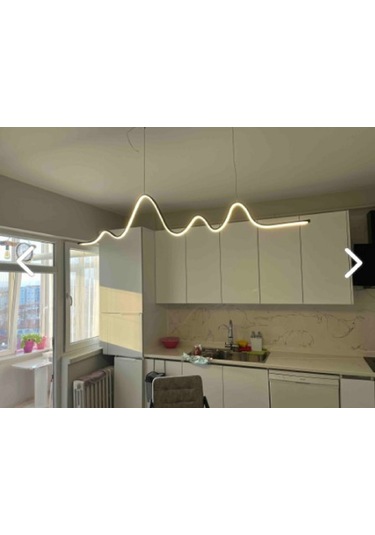 Sarkıt 3 Renk Işık Led Avize 110 cm - Worm