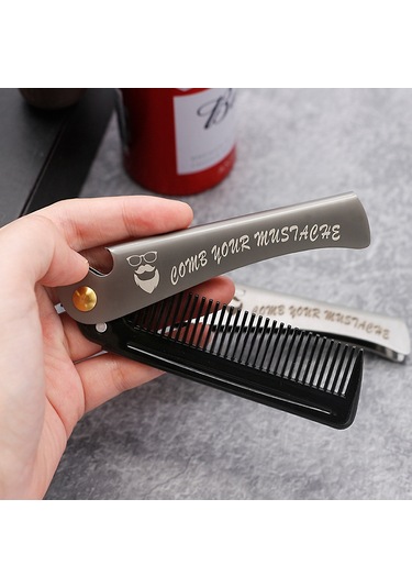 Shineyee Erkekler İçin Çelik Çıraklı Çok Fonksiyonlu Saç Tarzı Aleti - Gümüş Renkli, Folding Ve Şişe Açıcı Özellikli