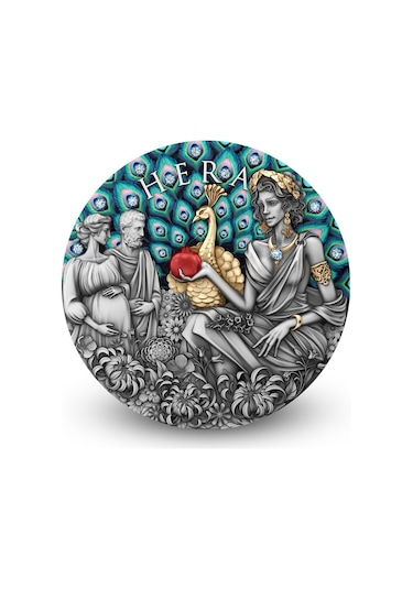 Agakulche Hera Altın Kaplama Gümüş Sikke Coin