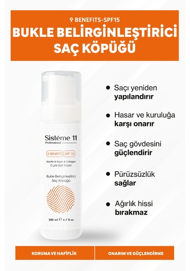 Sisteme 11 Bukle Belirginleştirici Köpük 200 Ml