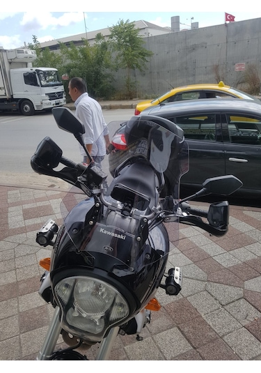 07-09 Kawasakı Versys Uzun Cam Zeus Açık Füme 4Mm 48Cm