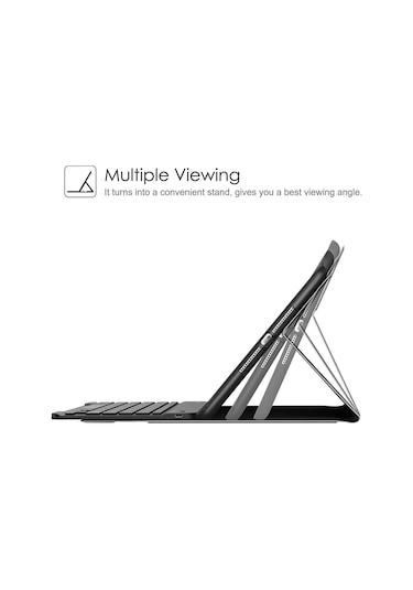 Samsung Galaxy Uyumlu Tab S11 11inç 2025 Kılıf Kablosuz Klavyeli Case Mobax Türkçe X736 X730 Kılıf