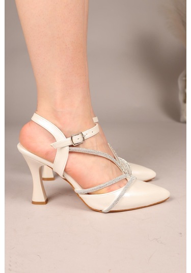 Kıvu Taş Biyeli Stiletto Sedef-8043 Sedef