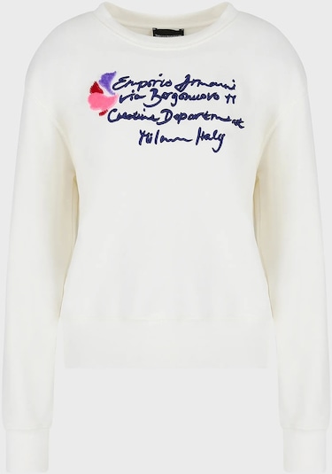 Emporio Armani Bayan Sweat 6r2m7e 2j49z 0101 Ekru Emporio Armani Bayan Sweat 6r2m7e 2j49z 0101 Ekru