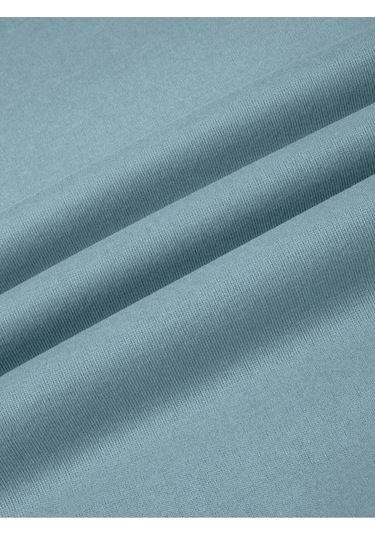 Adrif Deniz Renkli Oversize Bisiklet Yaka Pamuklu Sweatshirt