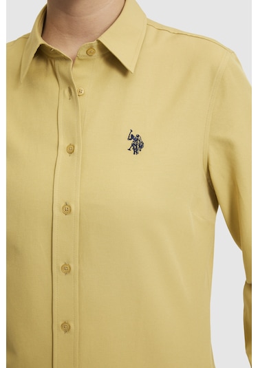 U.S. Polo Assn. U.s. Polo Assn. Kadın Gömlek Basic 50324791-vr235 Yag Yesılı