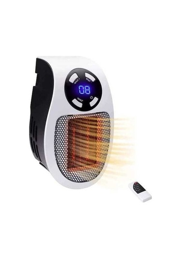 Flybuy 500w Hızlı Isıtıcı, Zamanlayıcı, Led Ekranlı Taşınabilir Seramik Isıtıcı Kışlık Konfor İçin Mükemmel, Ofis Ve Ev İçin Uygun