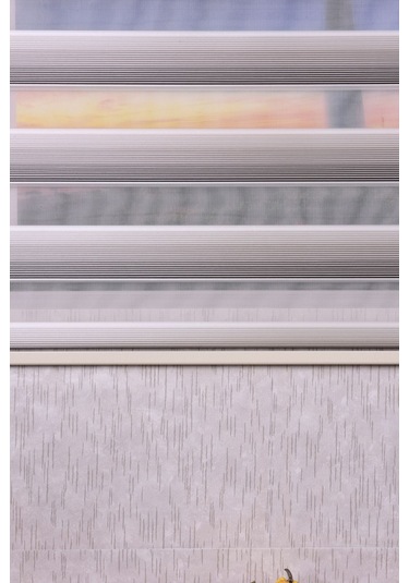 Gri Düz-pliseli Etek Dilimsiz 10790-v11 Zebra Stor Güneşlik Perde