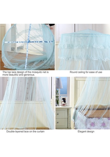 Ev Dairesel Asma Tavan Cibinlik Prenses Çadırları Yeşil