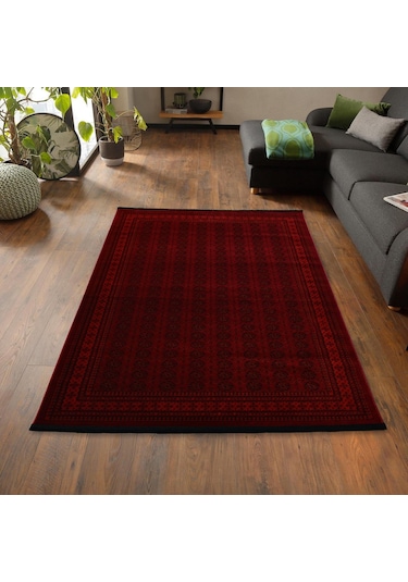 Afgan Türkmen Otantik Desenli Dokuma 9581b Salon Ve Oturma Odası Halısı