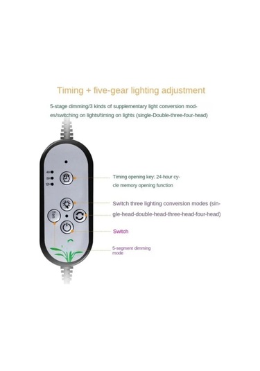 Usb Led Büyümek Işık 2835 Braketi Ile Tam Spektrum 5 V Kapalı Bitki Çiçek Fidesi Veg Çadır Su Geçirmez Phyto Lamba 2 Heads