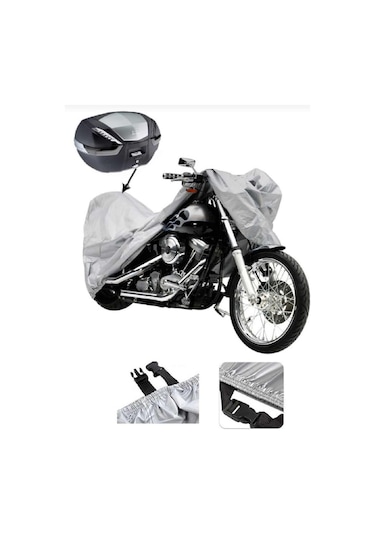 Falcon Mocco 125 Gri Motosiklet Brandası Kilit Uyumlu