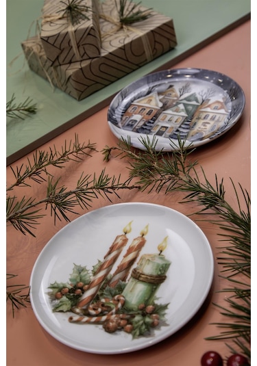 Kütahya Porselen Festive 4 Parça 15 Cm Tabak