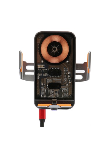 Tenfowee 15w Camlı Araç Kablosuz Şarj Cihazı, Otomatik Klem, 360 Döner, 200mah Batarya, 3 Adaptör 4.7-7 İnç Telefonlar