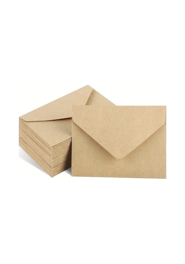 Trendooze 100 Adet Şeffaf Pencereli Mini Kendinden Kapantılı Zarf Siyah Beyaz Gaojunshop01