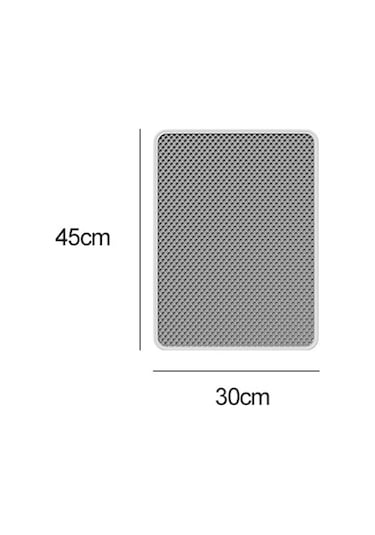 Sones 45 X 30cm Filtreleme Ve Sıçramaya Dayanıklı Çöp Mat Pet Çift Katmanlı Eva Yatak Pedleri