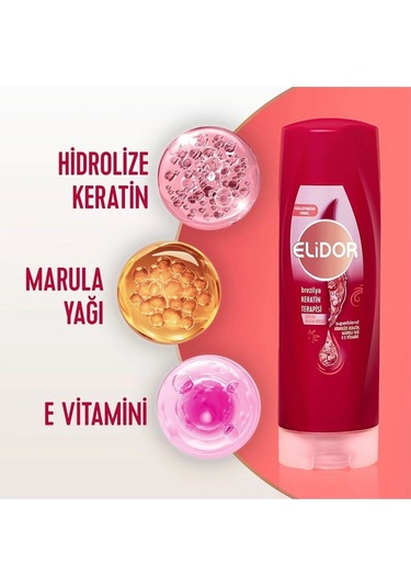 Serum Bakım Kremi Brezilya Keratin Terapisi Hidrolize Keratin Marula Yağı E Vitamini 350 Ml