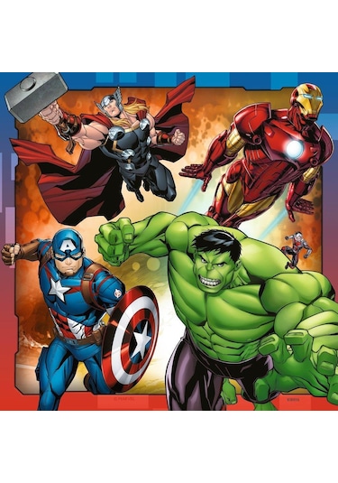 Ravensburger 3x49 Parça Puzzle Avengers 080403