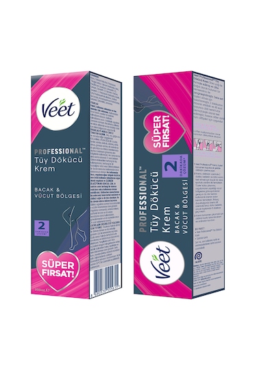 Veet Profesyonel Krem Promo Tüy Dökücü Krem 2 x 200 ML