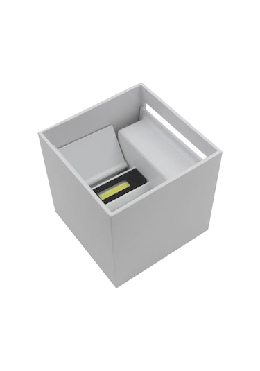 Homyl Kare Led Duvar Lambası Aplik Koridor Beyaz-sıcak-ışık Beyaz Sıcak Işık