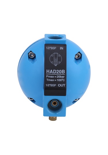 Vkemall Had20b Kompresör Hava Kondensat Otomatik Su Çıkartıcı, Alüminyum Kasa, 1/2" Bağlantı, Elektriksiz, Tıkanıklık Dayanıklı