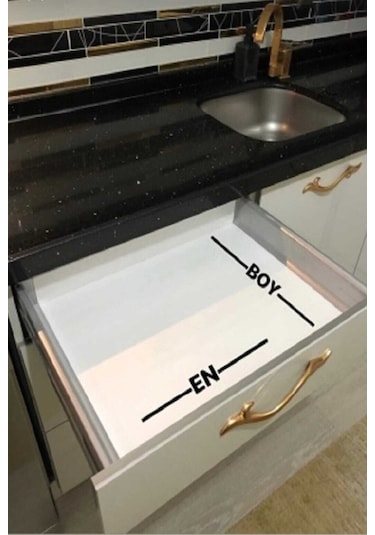 49/49 Cm Çekmece Iç Grı Kepçelik 43/40 Cm Kadar Kısalabilir