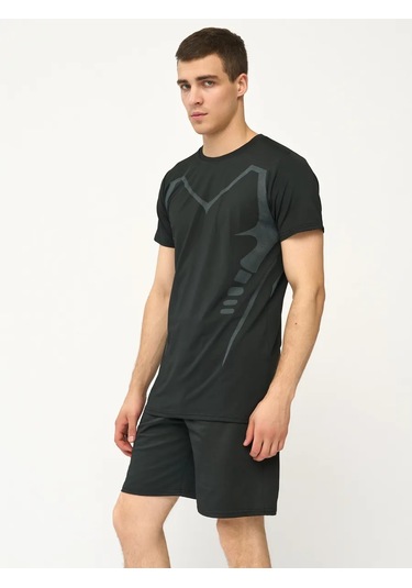 Ynaı Sportwear Antrenmanlar İçin Spor Takımı/rashguard 2'si 1 Arada 244500305 Siyah