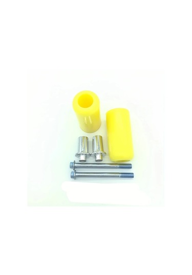 Xuweiwei Green 2 Adet Universal Motorcycle 8mm Çerçeve Koruması Cafe Racer Bobber Anti Crash