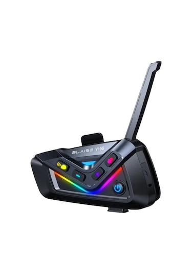 Blaıse V15s Bluetooth + Mesh Motosiklet Intercom Siyah